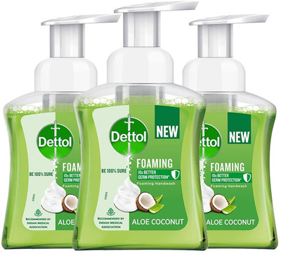 Dettol Aloe Coconut Foaming Hand Wash Pump Dispenser