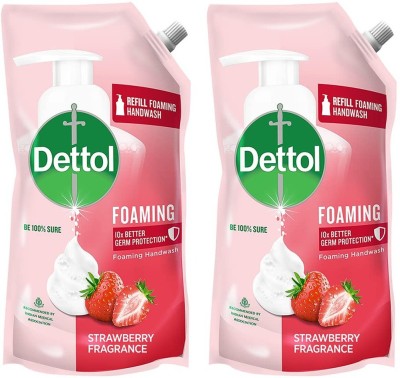 Dettol Foaming Strawberry Hand Wash Refill Pouch