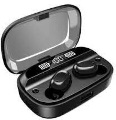 GUGGU VUK_729N_TWS T2 Wireless Earbuds Bluetooth Headset Bluetooth Headset(Black, True Wireless)