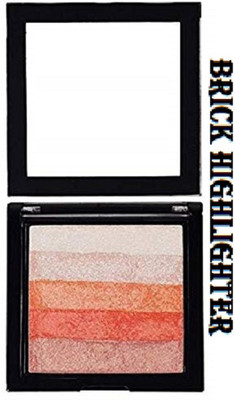 KAIASHA WATERPROOF POWDER BRICK HIGHLIGHTER (PACK OF 1 Highlighter(MULTICOLOR)