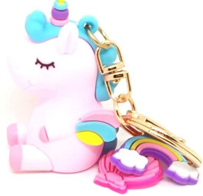 KYOP Cute Sleeping unicorn 3d keychain Key Chain