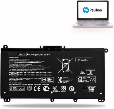 TechSonic TF03XL Pavilion 15-CC 15-CD 15-cc154cl 15-cc060wm 17-AR007CA 17-AR050WM 6 Cell Laptop Battery