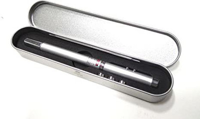 FOZZBEE 5 In 1-Laser,Torch,Pointer,Antenna Multi-function Pen (Blue)(650 nm, RED)