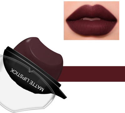THTC Design Matte Moisturizing Lipstick Long lasting lipstick(BROWN, 10 g)