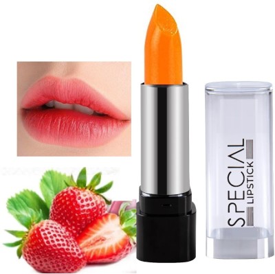 tanvi27 Waterproof Long Lasting lipstick Women Makeup Colour Changing Jelly Lipstick(ORANGE, 3 g)