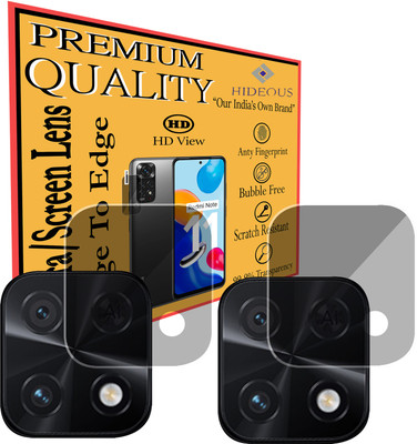 HIDEOUS Back Camera Lens Glass Protector for POCO C40(Pack of: 2)