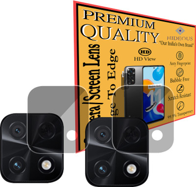 HIDEOUS Back Camera Lens Glass Protector for POCO C40(Pack of: 2)