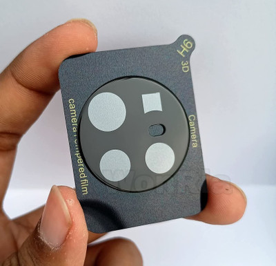 WonRia Back Camera Lens Glass Protector for Vivo X80 3D Glass(Pack of: 1)