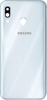 Kraze4blaze Samsung Galaxy A30 With Lense Back Panel(White)
