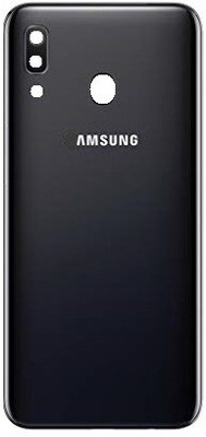 Kraze4blaze Samsung Galaxy A30 with lense Back Panel(Black)
