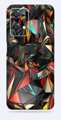 SkinoMania Nord CE2 Lite-(5G) Mobile Skin(Red Polygon)