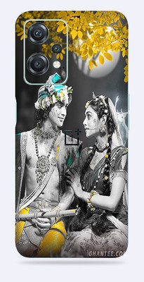 SkinoMania Nord CE2 Lite-(5G) Mobile Skin(Multicolour Radha Krishna Vintage)
