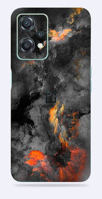 SkinoMania Nord CE2 Lite-(5G) Mobile Skin(Multicolour Black Clouds)