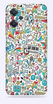 SkinoMania Nord CE2 Lite-(5G) Mobile Skin(Multicolour Music Graffiti)