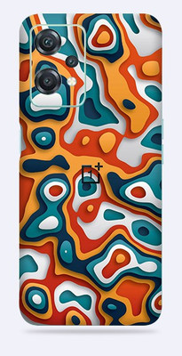 SkinoMania Nord CE2 Lite-(5G) Mobile Skin(Multicolour Pour Art)