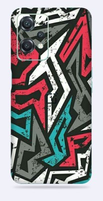 SkinoMania Nord CE2 Lite-(5G) Mobile Skin(Multicolour Abstract Mad Angle)