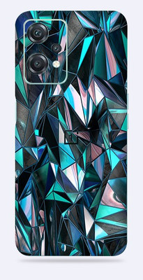 SkinoMania onelus Nord CE2 Lite(5G) Mobile Skin(Blue Polygon)