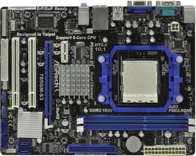ASRock AMD AM3 SOCKET 760GM-GS3 Motherboard