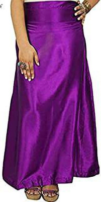 Aarvi styles JOLPT485 Satin Blend Petticoat(Free)