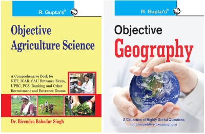 Objective Agriculture Science & Objective Geography: Collection Of Highly Useful Questions For Competitive Exams (Set Of 2 Books)(Paperback, Multiple Authors)