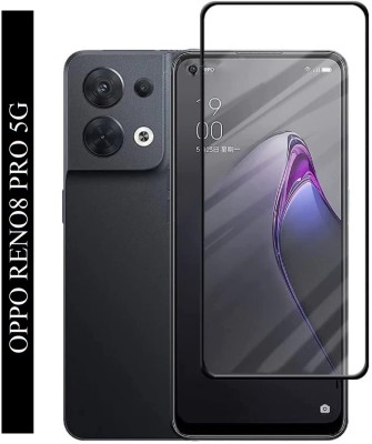 DSCASE Edge To Edge Tempered Glass for Oppo Reno 8 Pro 5G, OPPO Reno8 Pro 5G, Reno 8 Pro 5G, Oppo Reno 8 Pro(Pack of 1)