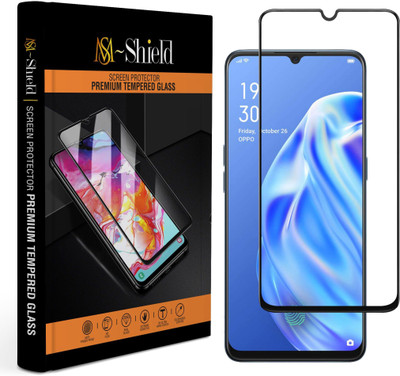 MS-Shield Edge To Edge Tempered Glass for OPPO Reno3(Pack of 1)