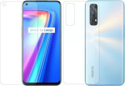 S9HUB Front and Back Tempered Glass for Realme 7(Pack of 2)