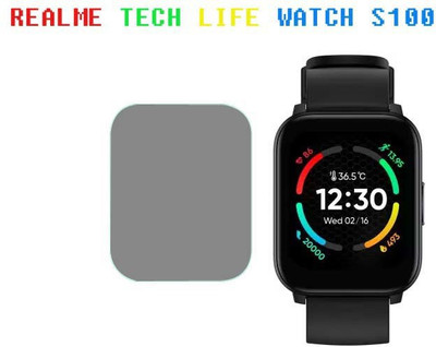 HANS LSR Screen Guard for REALME TECHLIFE WATCH S100(Pack of 1)