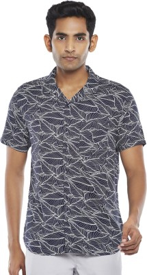 Urban Ranger by Pantaloons Men Printed Casual Dark Blue Shirt