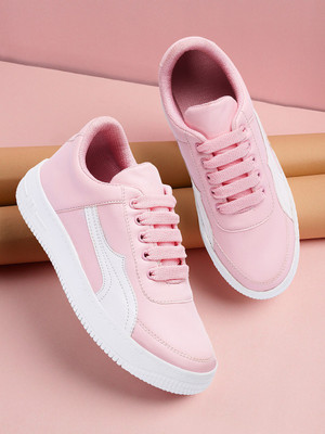 Antox Introduce Crazy Best Elegant Woman's Casual Sneakers New Series And Cozy Shoe's Sneakers For Women(Pink , 7)