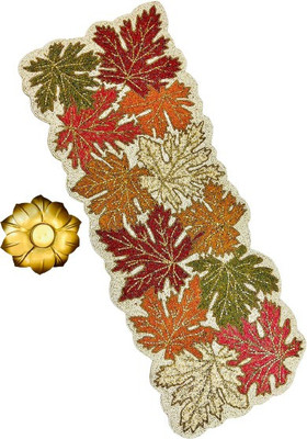 MFU-MADE FOR YOU Multicolor 33.02 cm Table Runner(Cotton)