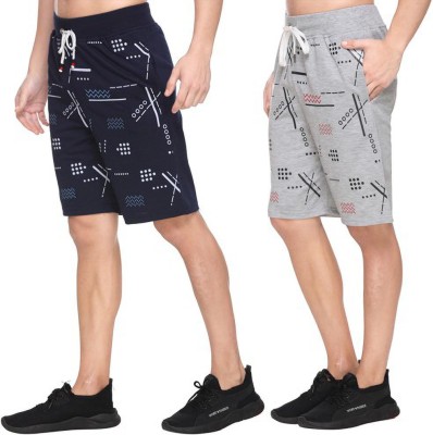 Basis Printed Men Multicolor Regular Shorts