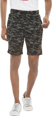 PEOPLE Printed Men Multicolor Basic Shorts
