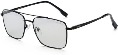 Grey Jack Rectangular Sunglasses(For Men & Women, Clear)