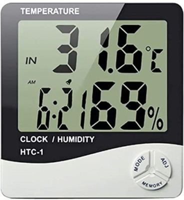 RHONNIUM Digital White Clock