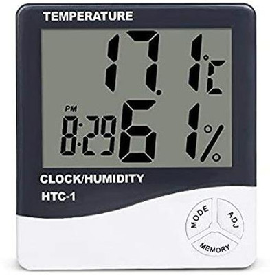 RHONNIUM Digital White Clock