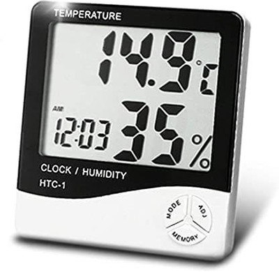 RHONNIUM Digital White Clock