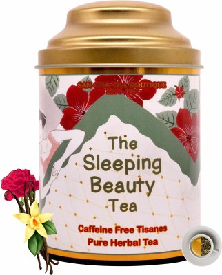 SANCHA Sleeping Beauty Herbal Tea|30gm Loose Leaf Tea|Best Tea for Sleep| Caffeine Free Vanilla Herbal Tea Tin(30 g)