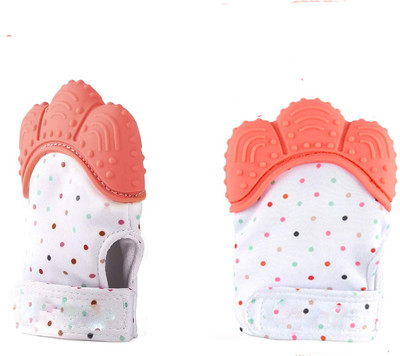 Baby Shark Silicone Teething Teether(Orange)