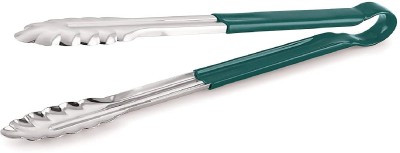 Dynore Utility Tong Stainless Steel Viny Coating Utility Tong Green 31.5 cm Utility Tongs(Pack of 1)