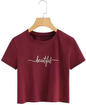 91% OFF on PRSP Casual Printed Women Maroon Top 91% OFF on PRSP Casual Printed Women Maroon Top