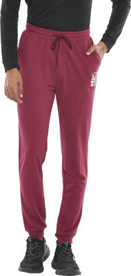 Ajile By Pantaloons Printed Men Maroon Track Pants