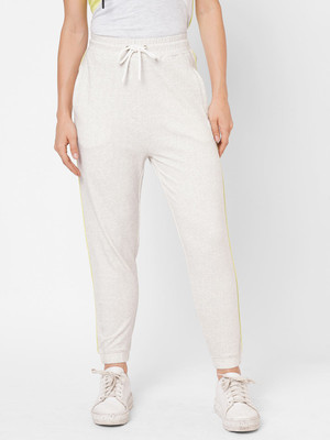 Pepe Jeans Solid Women White Track Pants
