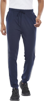 Ajile By Pantaloons Striped Men Dark Blue Track Pants
