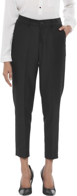 Annabelle by Pantaloons Regular Fit Women Black Trousers