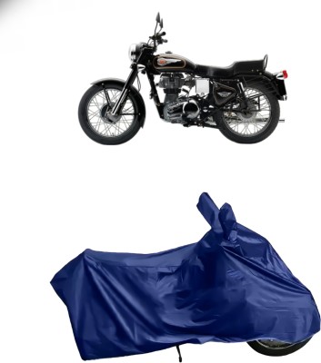 APNEK Waterproof Two Wheeler Cover for Royal Enfield(Bullet 350 Twinspark, Blue)