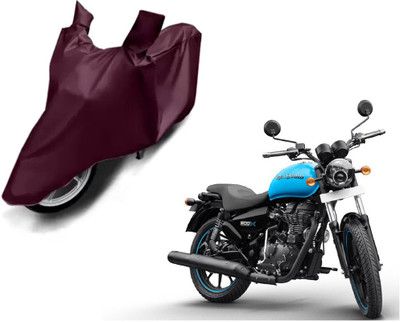 Selifaur Waterproof Two Wheeler Cover for Royal Enfield(Thunderbird 500, Brown)
