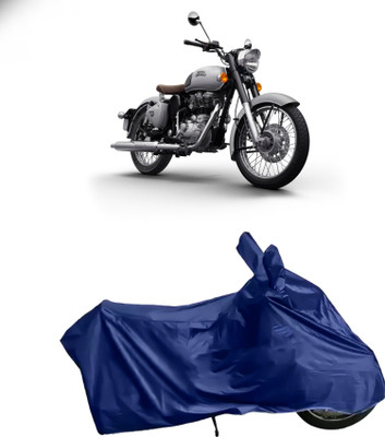 APNEK Waterproof Two Wheeler Cover for Royal Enfield(Classic 500, Blue)