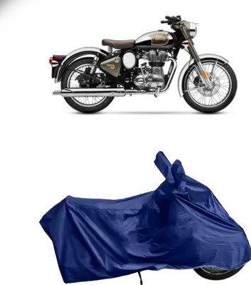 APNEK Waterproof Two Wheeler Cover for Royal Enfield(Classic Chrome, Blue)