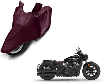 Selifaur Waterproof Two Wheeler Cover for LML(Bobber 350, Brown)